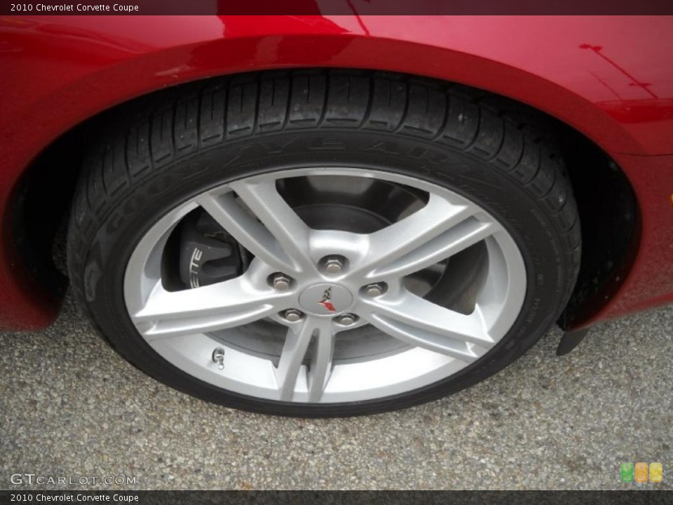 2010 Chevrolet Corvette Coupe Wheel and Tire Photo #39281795