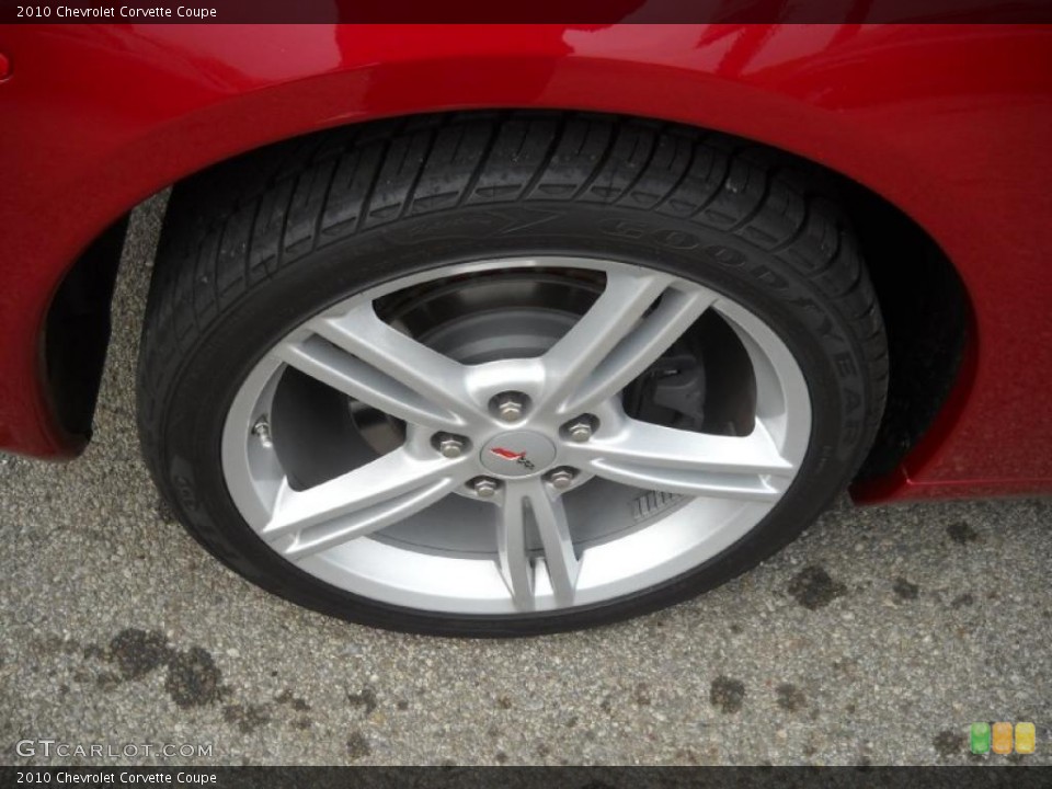 2010 Chevrolet Corvette Coupe Wheel and Tire Photo #39281811