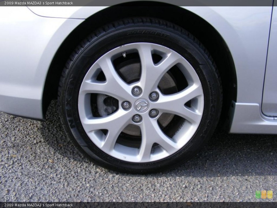 2009 Mazda MAZDA3 s Sport Hatchback Wheel and Tire Photo #39282183