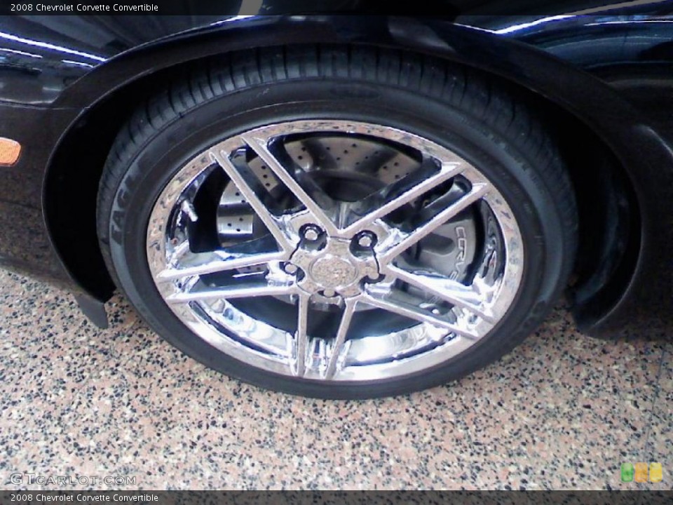 2008 Chevrolet Corvette Convertible Wheel and Tire Photo #39283119