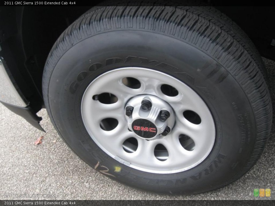 2011 GMC Sierra 1500 Extended Cab 4x4 Wheel and Tire Photo #39285687