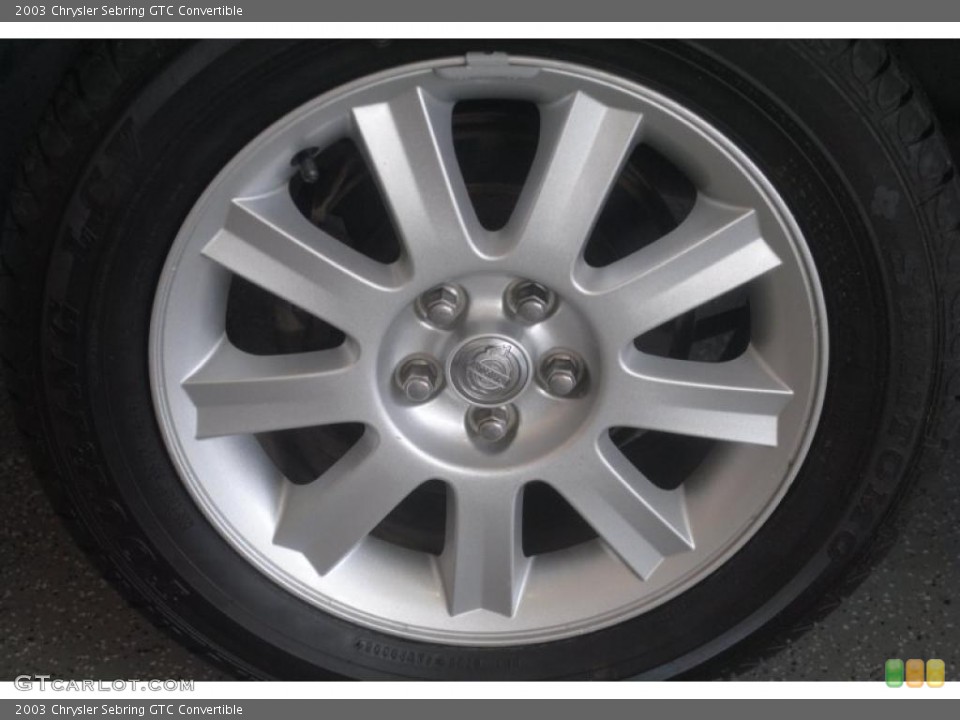 2003 Chrysler Sebring Wheels and Tires