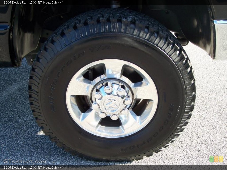 2006 Dodge Ram 1500 SLT Mega Cab 4x4 Wheel and Tire Photo #39291551