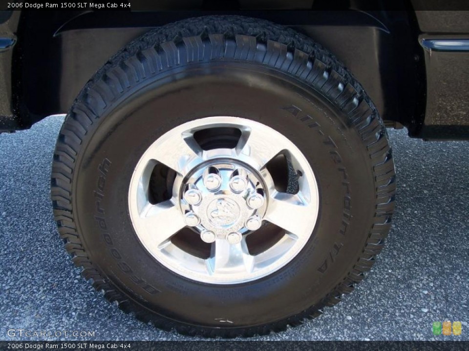 2006 Dodge Ram 1500 SLT Mega Cab 4x4 Wheel and Tire Photo #39291591