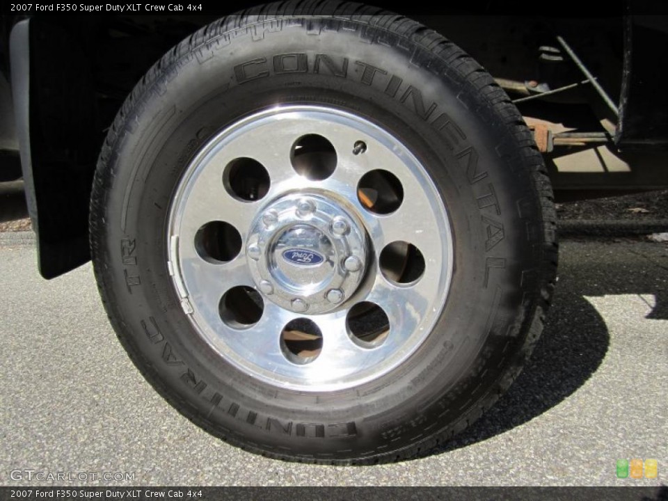 2007 Ford F350 Super Duty XLT Crew Cab 4x4 Wheel and Tire Photo #39292823