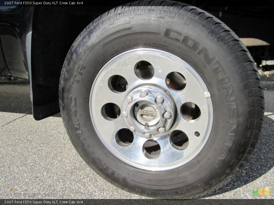 2007 Ford F350 Super Duty XLT Crew Cab 4x4 Wheel and Tire Photo #39292839