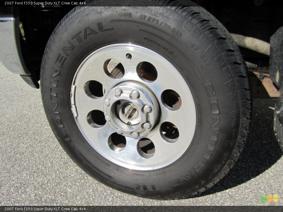 2007 Ford F350 Super Duty XLT Crew Cab 4x4 Wheel and Tire Photo #39293003