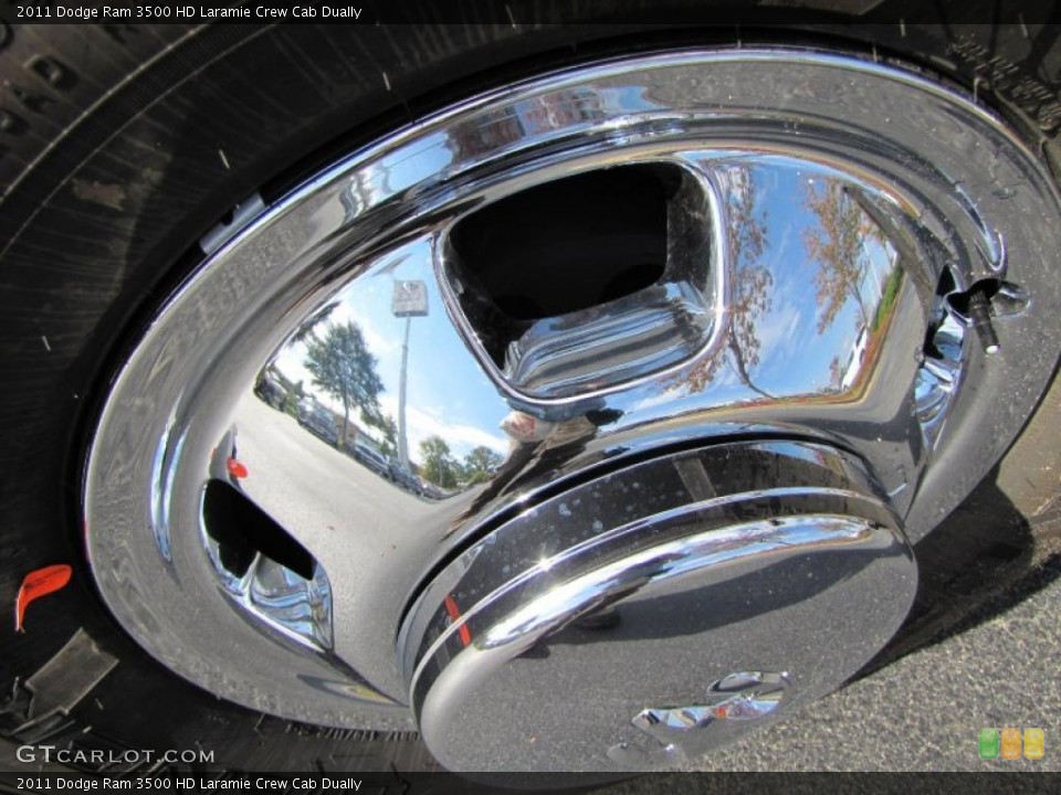 2011 Dodge Ram 3500 HD Laramie Crew Cab Dually Wheel and Tire Photo #39294151