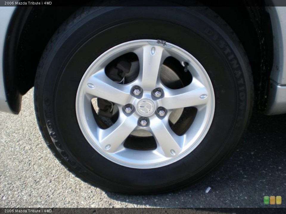 2006 Mazda Tribute i 4WD Wheel and Tire Photo #39304109