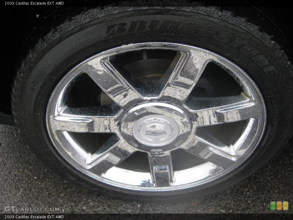 2009 Cadillac Escalade EXT AWD Wheel and Tire Photo #39305921