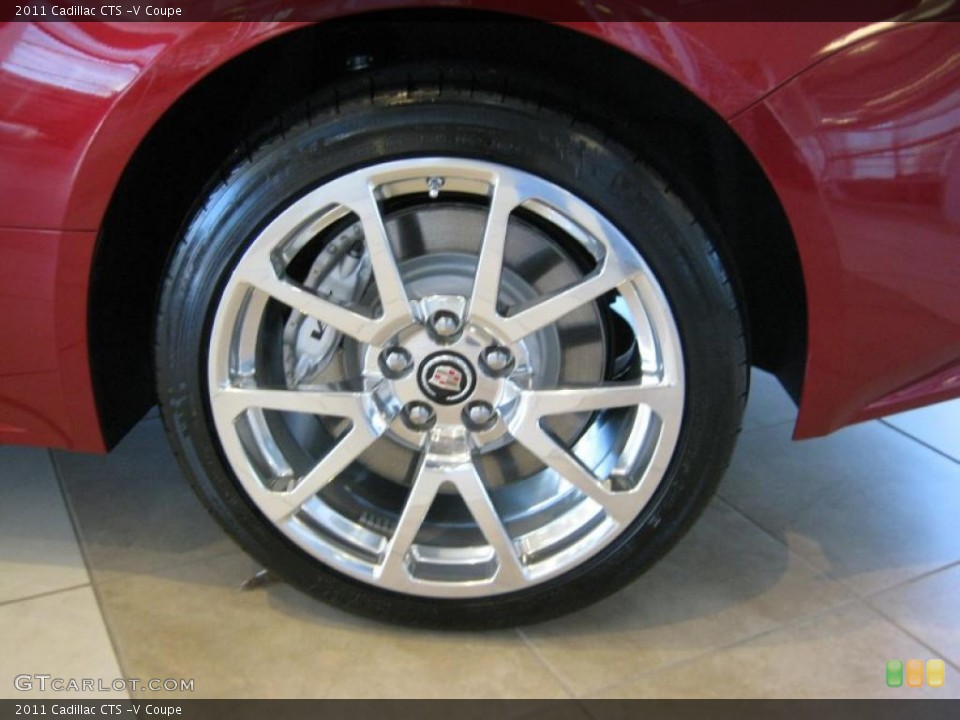 2011 Cadillac CTS -V Coupe Wheel and Tire Photo #39306525