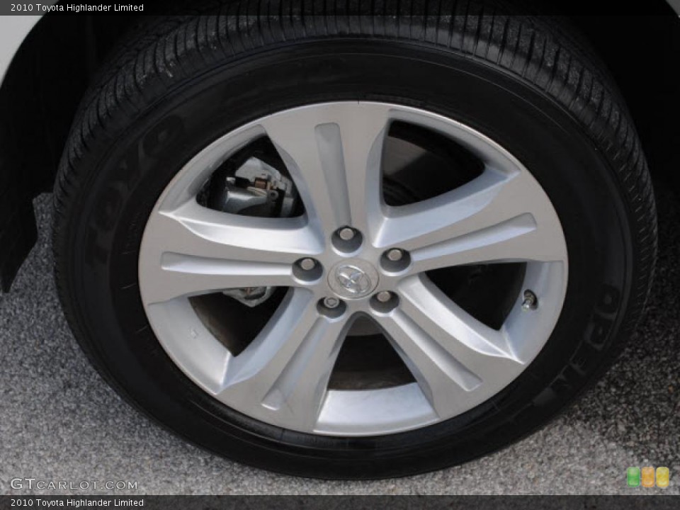 2010 Toyota Highlander Limited Wheel and Tire Photo #39310161