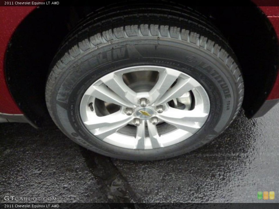 2011 Chevrolet Equinox LT AWD Wheel and Tire Photo #39310405