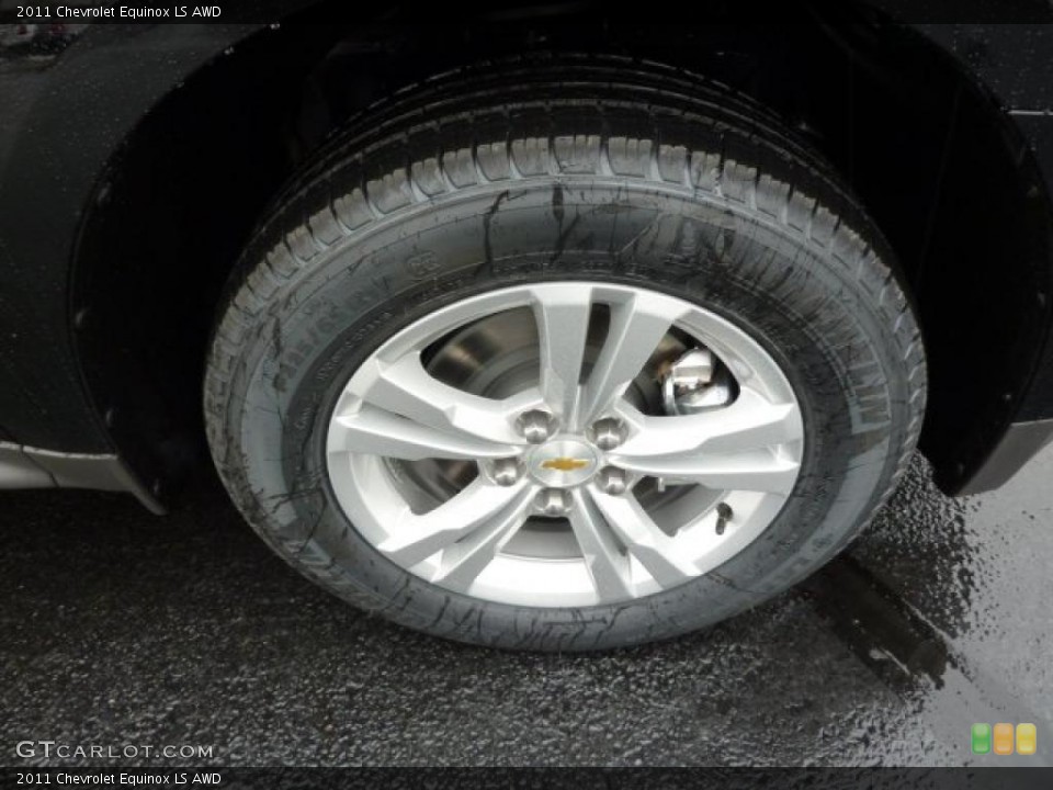 2011 Chevrolet Equinox LS AWD Wheel and Tire Photo #39310709
