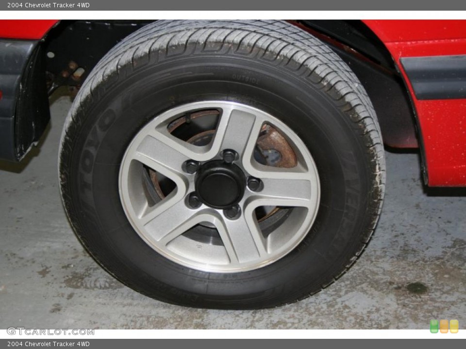 2004 Chevrolet Tracker 4WD Wheel and Tire Photo #39313965