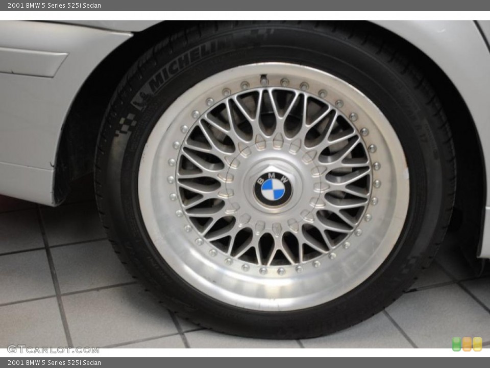 2001 BMW 5 Series 525i Sedan Wheel and Tire Photo #39315065