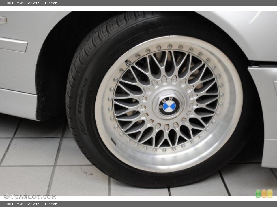 2001 BMW 5 Series 525i Sedan Wheel and Tire Photo #39315077
