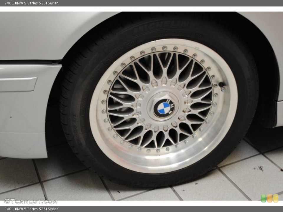 2001 BMW 5 Series 525i Sedan Wheel and Tire Photo #39315137