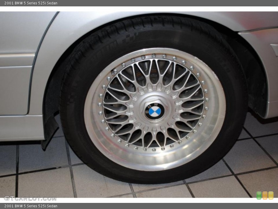 2001 BMW 5 Series 525i Sedan Wheel and Tire Photo #39315153