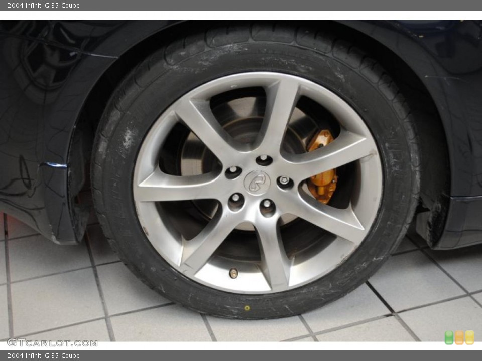 2004 Infiniti G 35 Coupe Wheel and Tire Photo #39315881