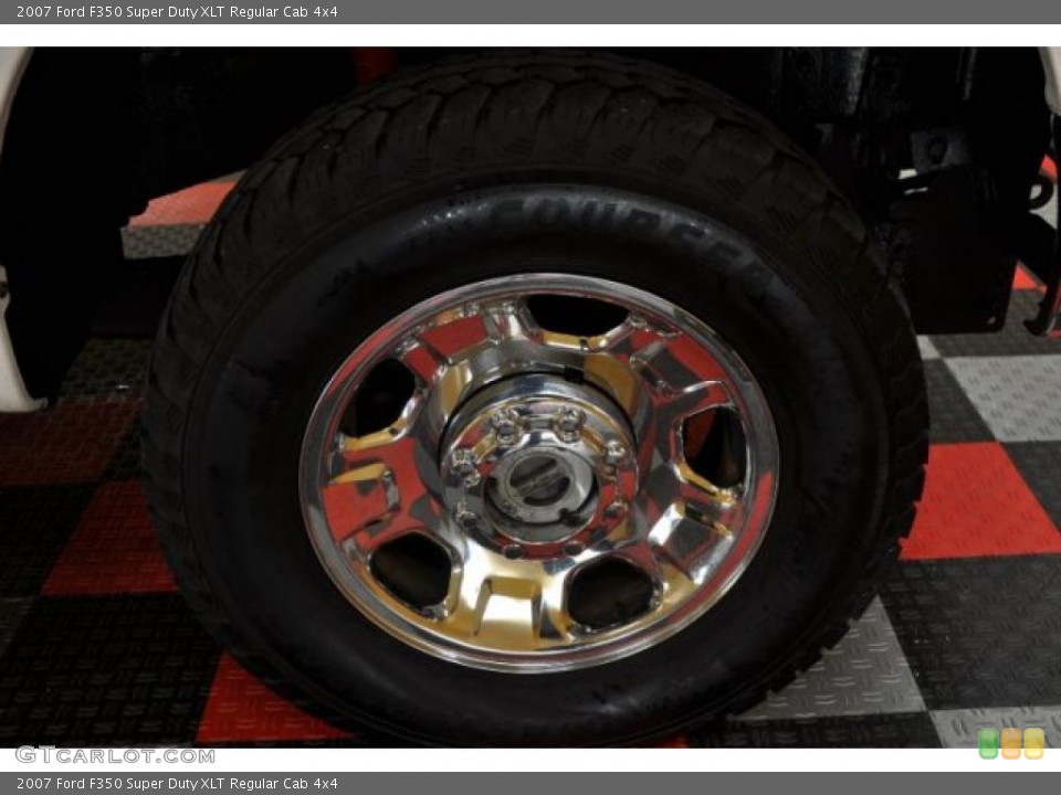 2007 Ford F350 Super Duty XLT Regular Cab 4x4 Wheel and Tire Photo #39319009