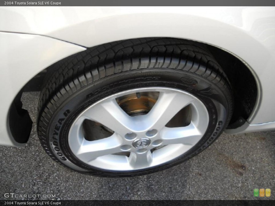 2004 Toyota Solara SLE V6 Coupe Wheel and Tire Photo #39320401
