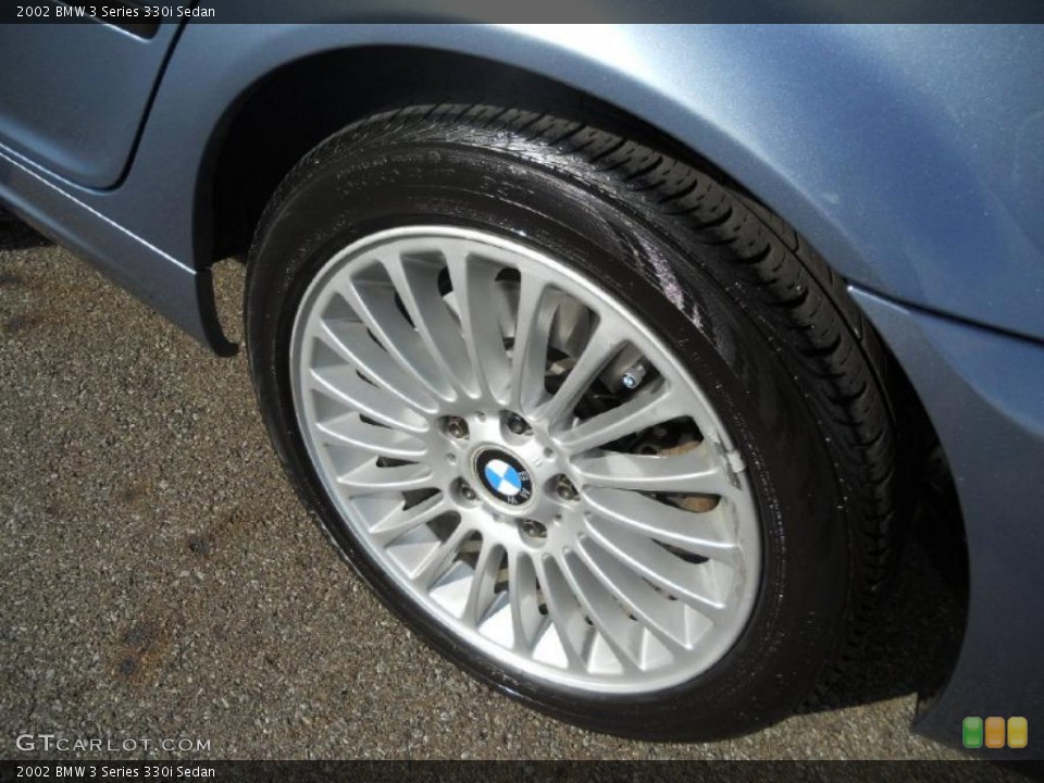 2002 BMW 3 Series 330i Sedan Wheel and Tire Photo #39320789