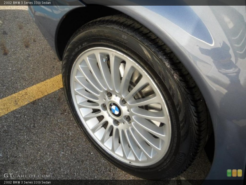 2002 BMW 3 Series 330i Sedan Wheel and Tire Photo #39320797