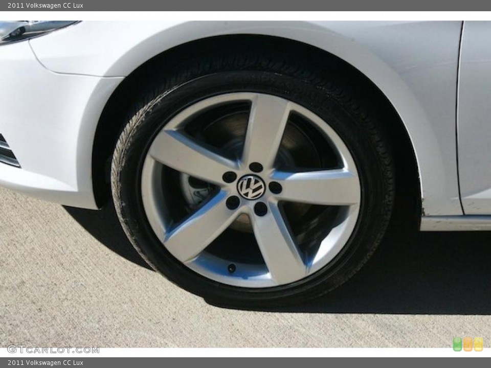 2011 Volkswagen CC Lux Wheel and Tire Photo #39322253