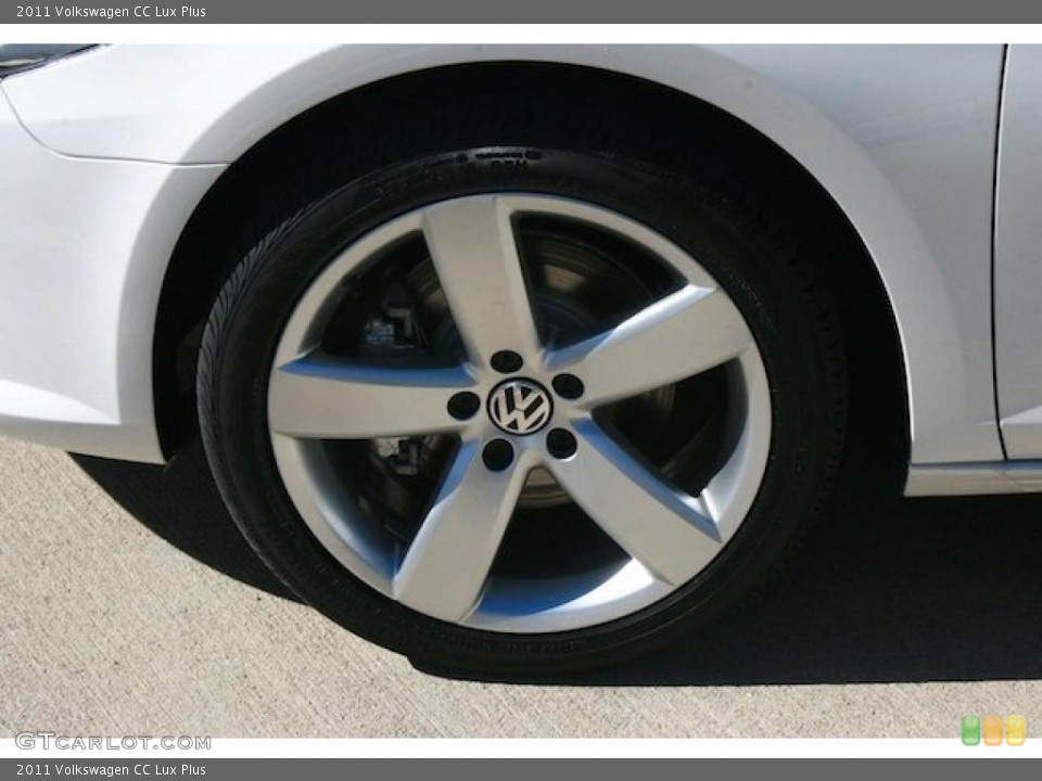 2011 Volkswagen CC Lux Plus Wheel and Tire Photo #39322389