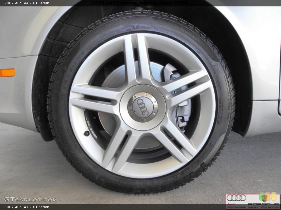 2007 Audi A4 2.0T Sedan Wheel and Tire Photo #39327372