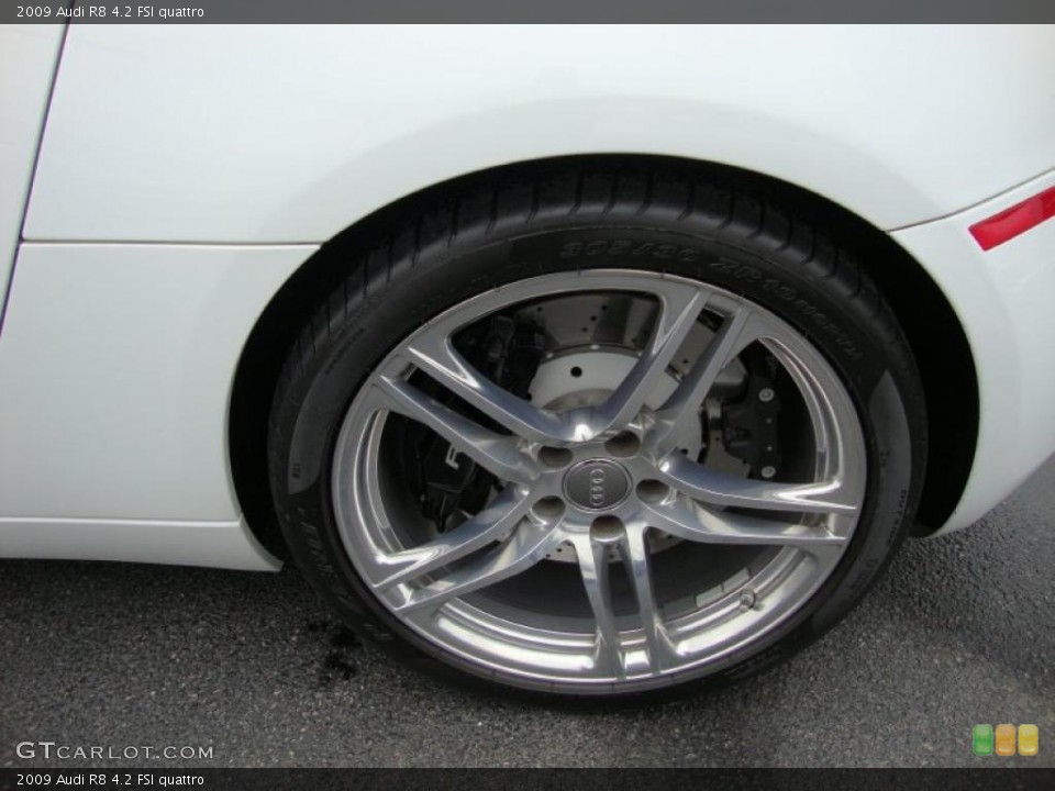 2009 Audi R8 4.2 FSI quattro Wheel and Tire Photo #39336060