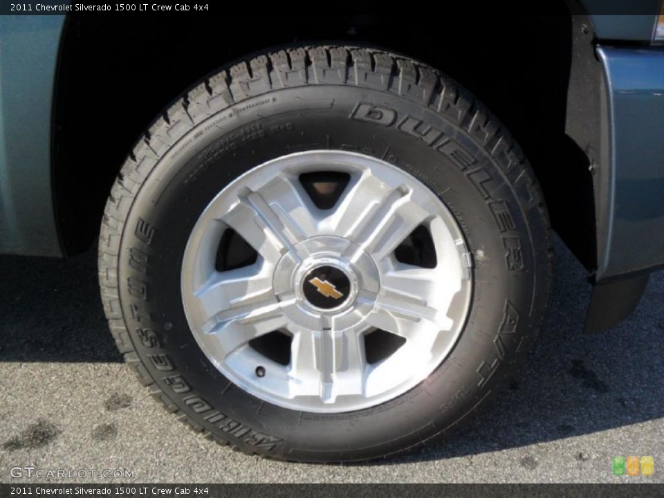 2011 Chevrolet Silverado 1500 LT Crew Cab 4x4 Wheel and Tire Photo #39343452