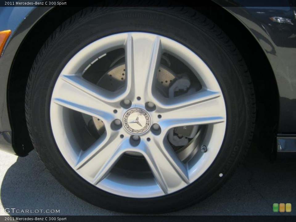 2011 Mercedes-Benz C 300 Sport Wheel and Tire Photo #39343652