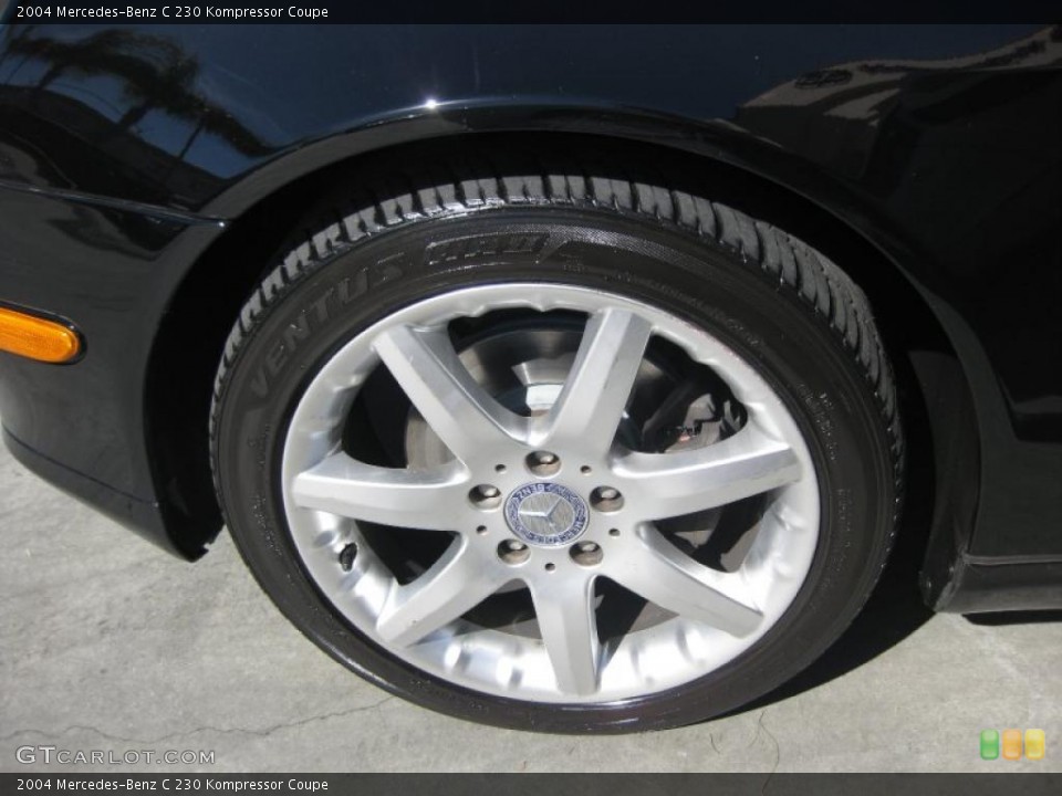 2004 Mercedes-Benz C 230 Kompressor Coupe Wheel and Tire Photo #39345504