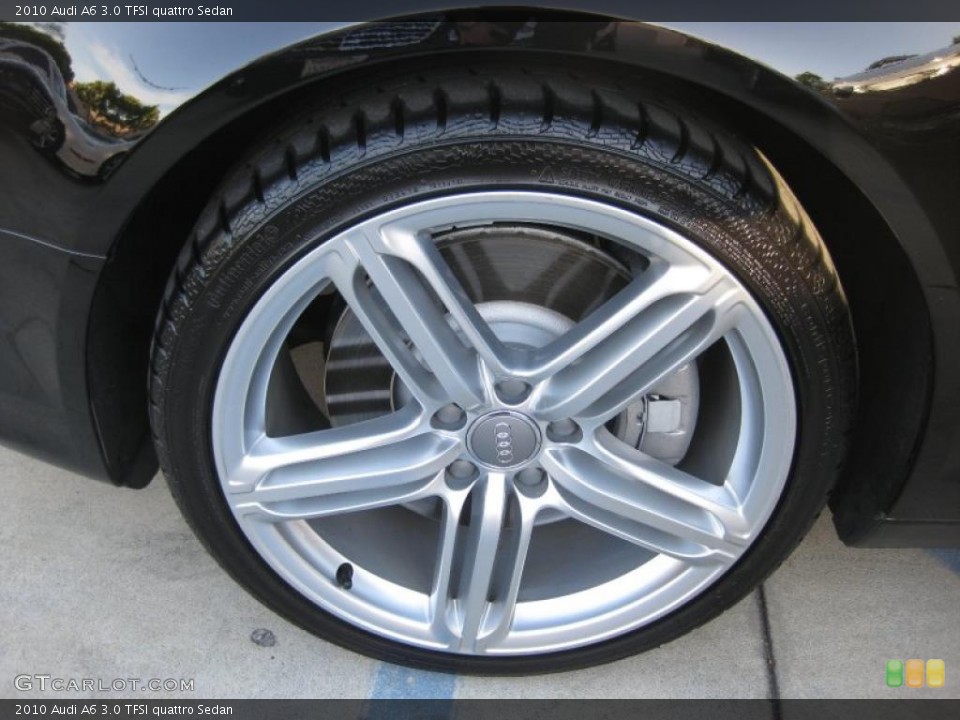 2010 Audi A6 3.0 TFSI quattro Sedan Wheel and Tire Photo #39345928