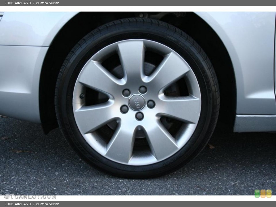 2006 Audi A6 3.2 quattro Sedan Wheel and Tire Photo #39348920