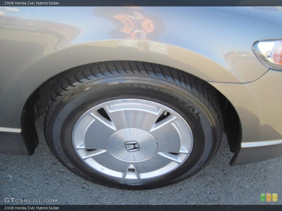 2008 Honda Civic Hybrid Sedan Wheel and Tire Photo #39357068