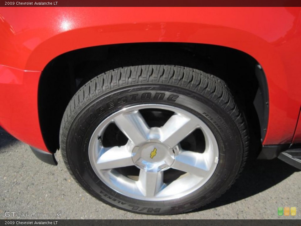 2009 Chevrolet Avalanche LT Wheel and Tire Photo #39357296