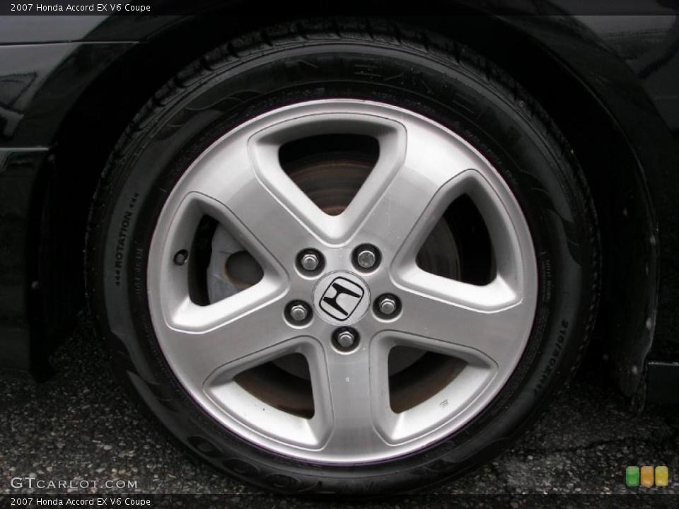 2007 Honda Accord EX V6 Coupe Wheel and Tire Photo #39362072