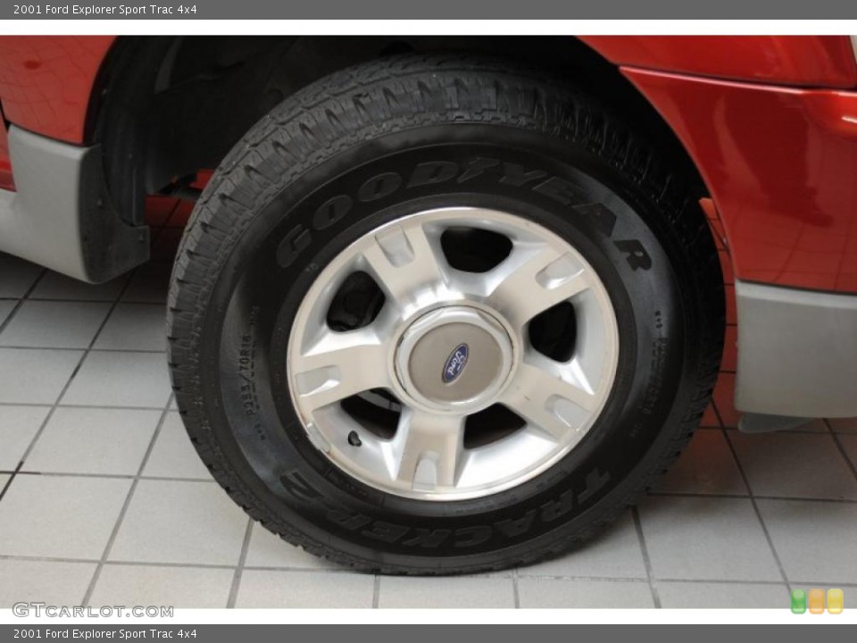 2001 Ford Explorer Sport Trac 4x4 Wheel and Tire Photo #39363988