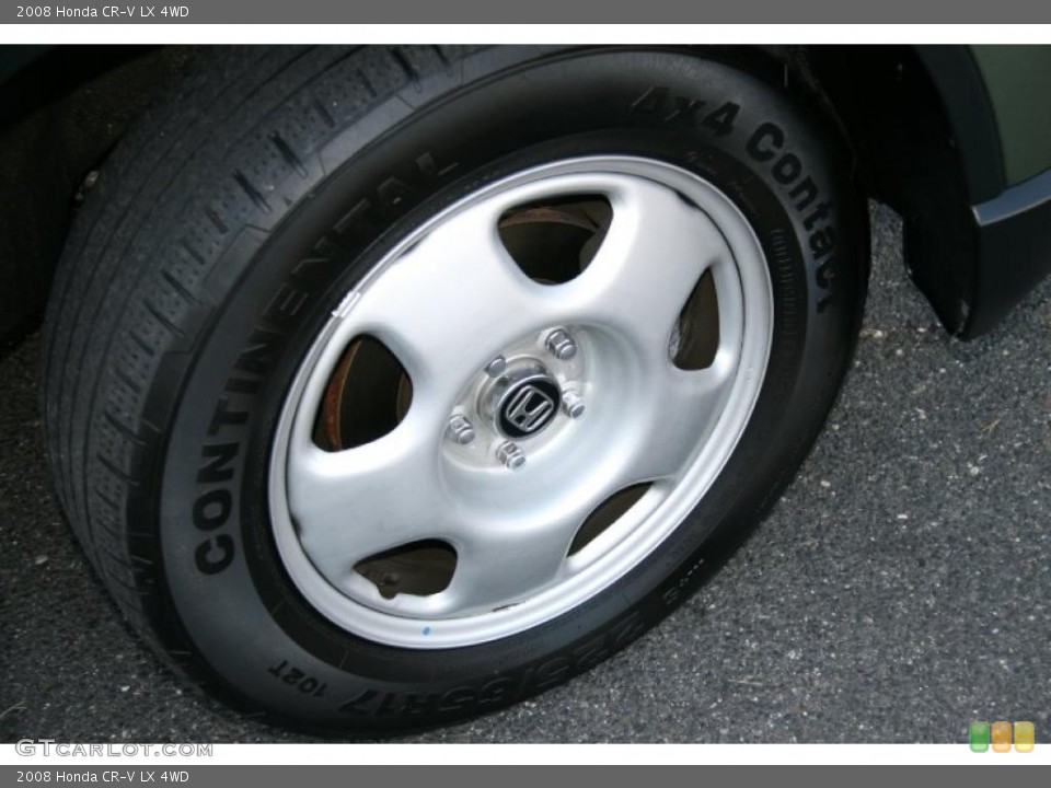 2008 Honda CR-V LX 4WD Wheel and Tire Photo #39370502