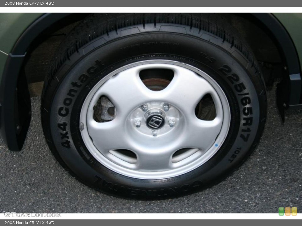 2008 Honda CR-V LX 4WD Wheel and Tire Photo #39370516