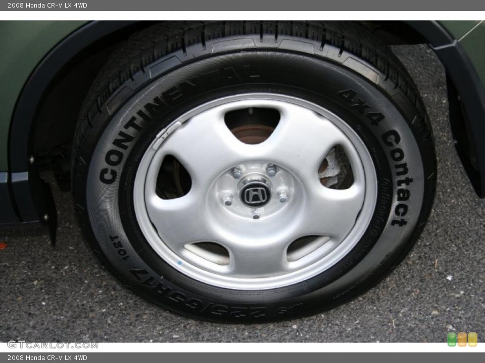 2008 Honda CR-V LX 4WD Wheel and Tire Photo #39370544