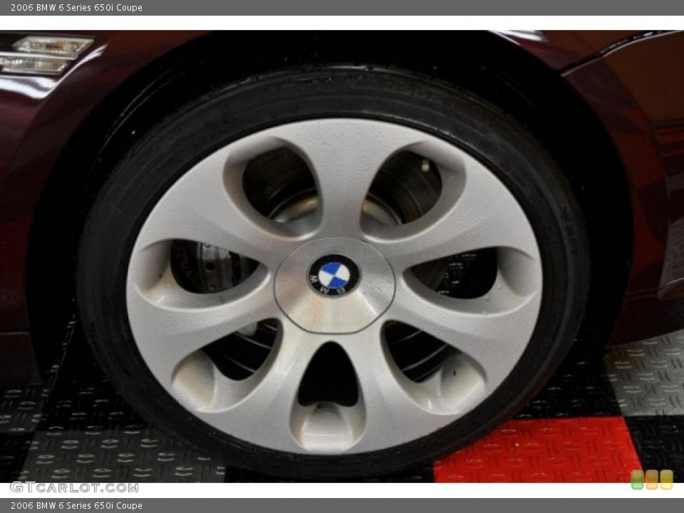 2006 BMW 6 Series 650i Coupe Wheel and Tire Photo #39370941