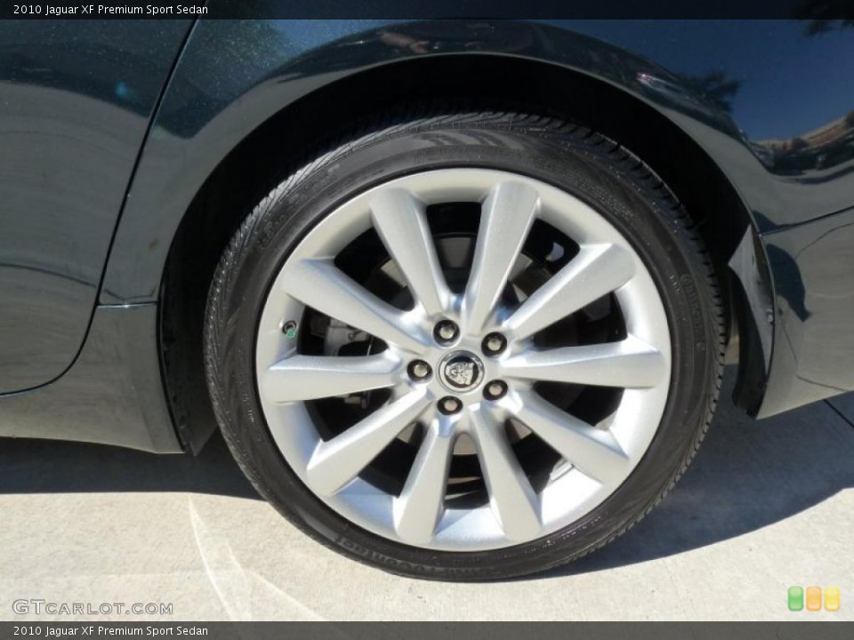 2010 Jaguar XF Premium Sport Sedan Wheel and Tire Photo #39374246