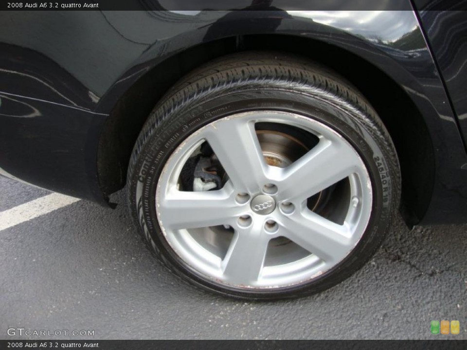 2008 Audi A6 3.2 quattro Avant Wheel and Tire Photo #39374454