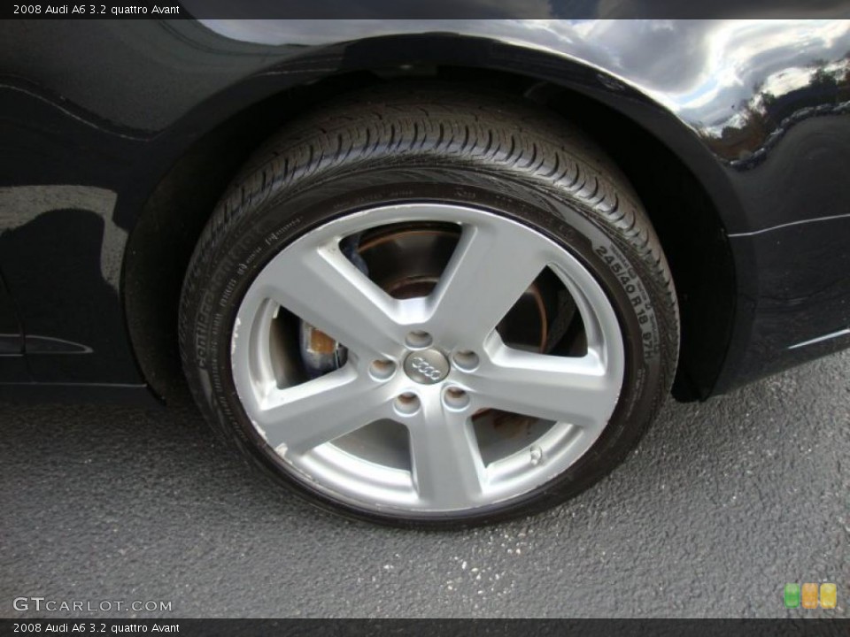 2008 Audi A6 3.2 quattro Avant Wheel and Tire Photo #39374470