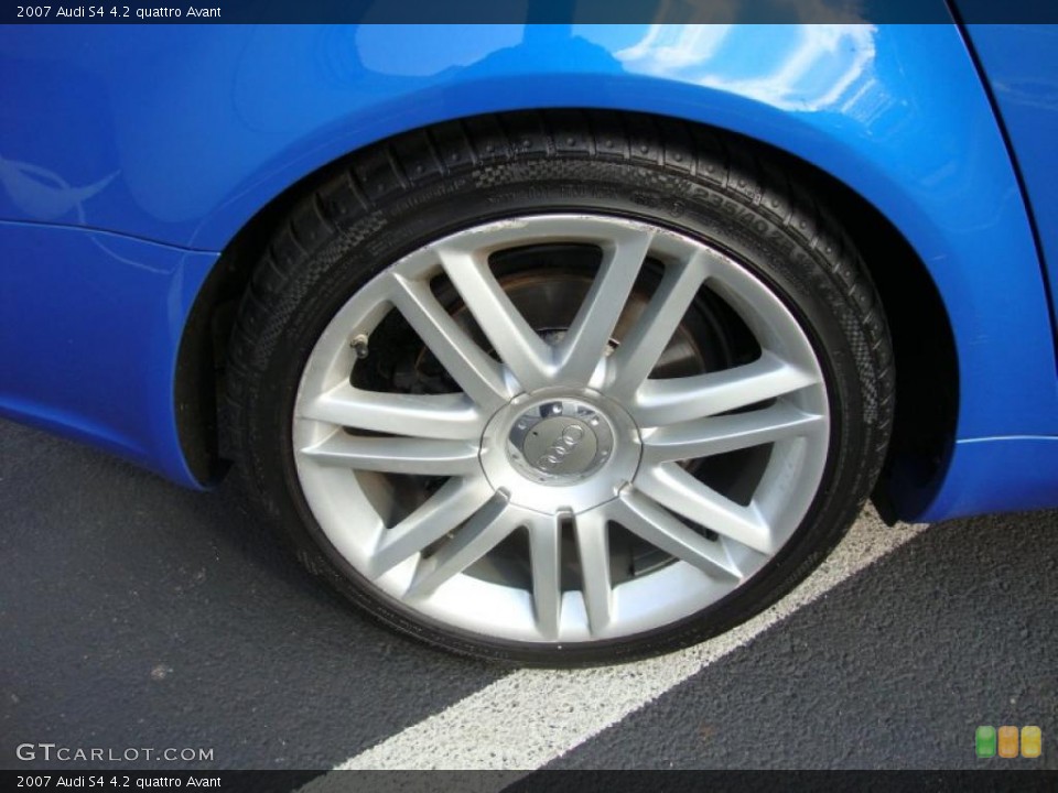 2007 Audi S4 4.2 quattro Avant Wheel and Tire Photo #39376290