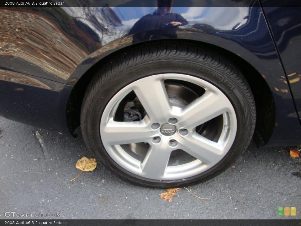 2008 Audi A6 3.2 quattro Sedan Wheel and Tire Photo #39376898